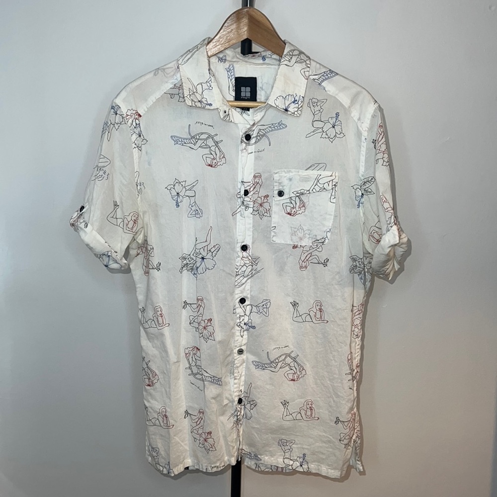 Insight Casual Button Down, Medium